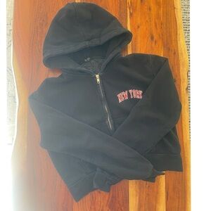 John Galt Cropped Hoodie “New York” One Size